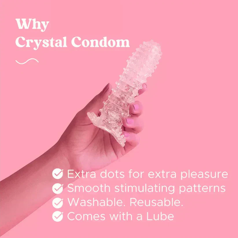 Cristal Condom  Washable  Reusable