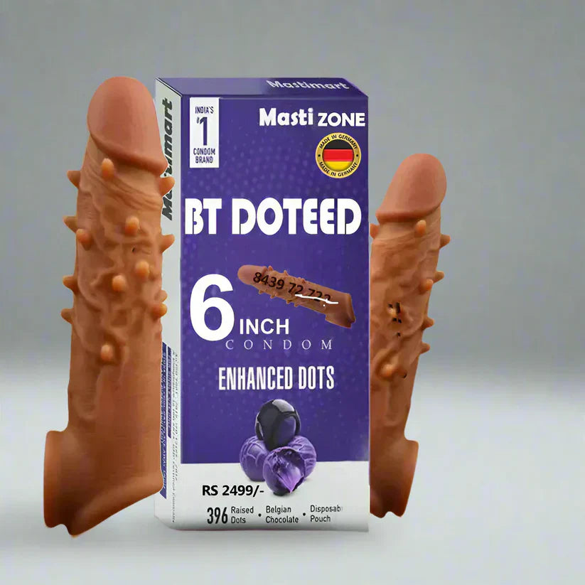 6 Inch BT Dotted Condom