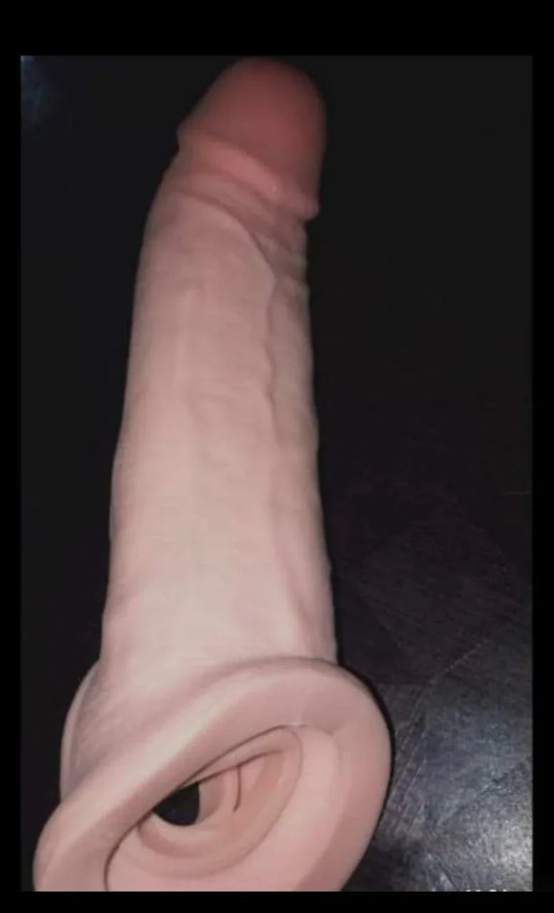 9 inch dragon condom with reusable man condom