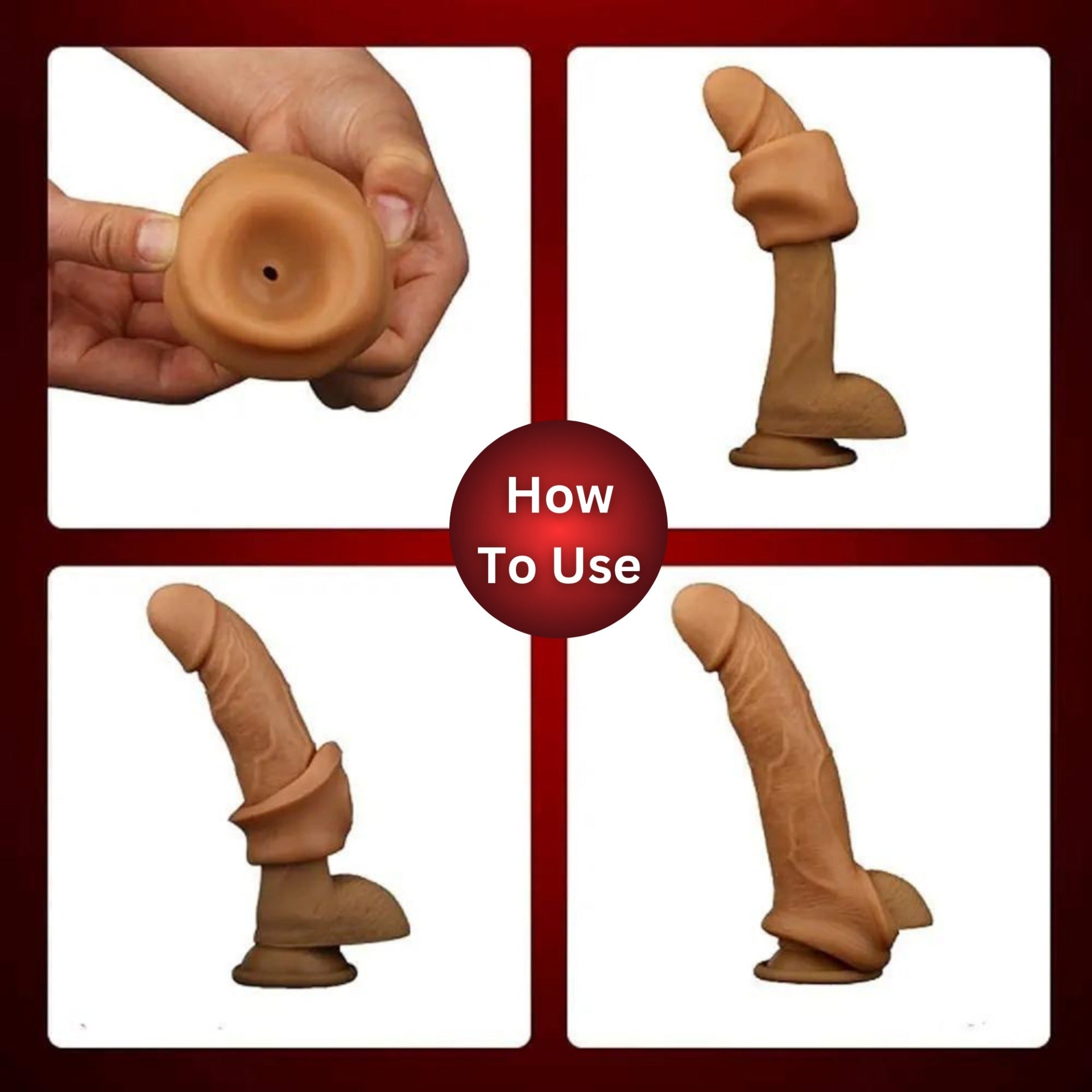 Dragon Condom Big Bull 9" inch 100% Pure Silicon